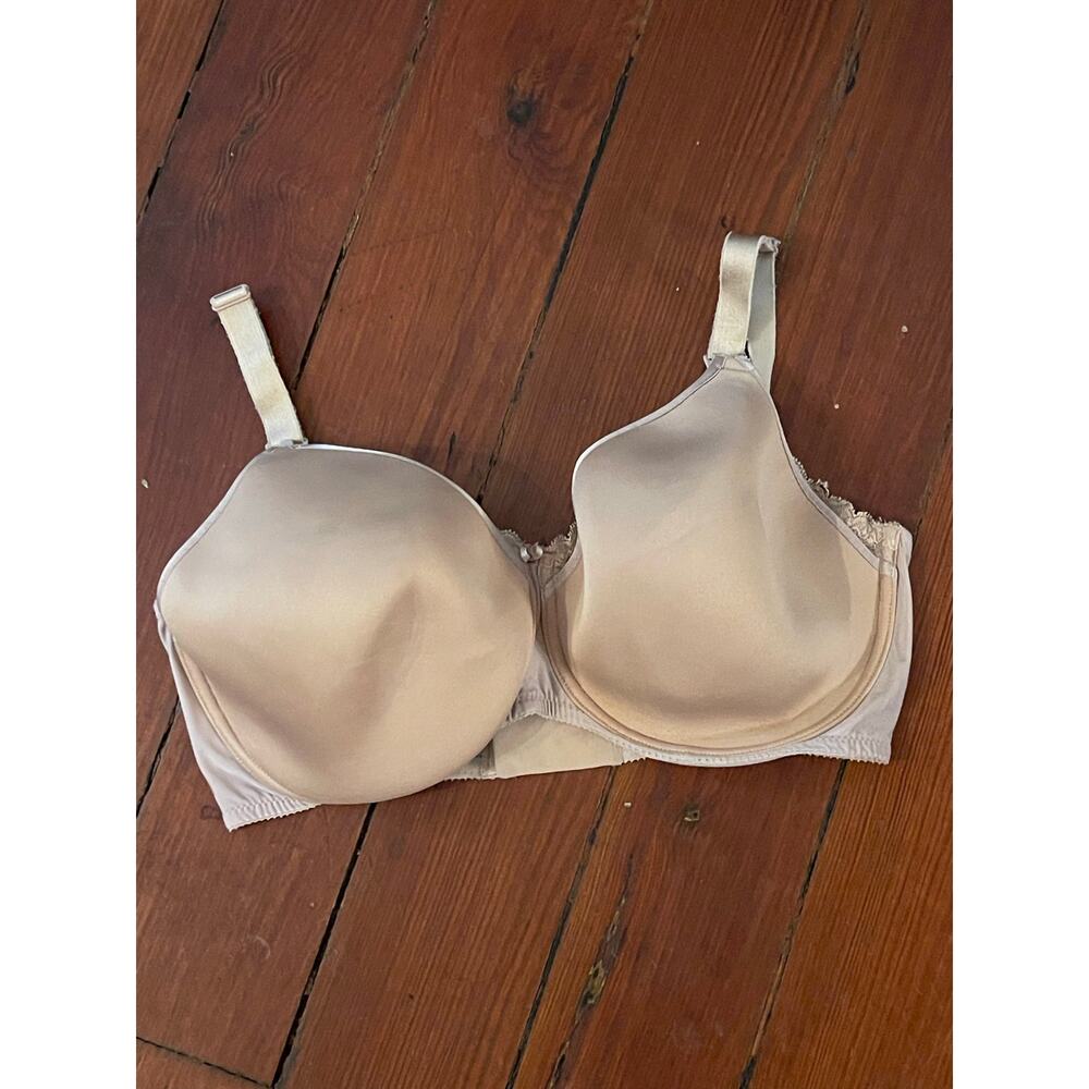 Chantelle maternity breast feeding nursing nude bra sz 36DDDD